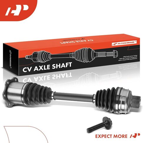 مجموعة عمود المحور A-Premium CV متوافقة مع Audi A4 Quattro 2013-2016، A5 Quattro 2012-2017، allroad 2013-2016، 2.0L، أمامي يسار أو يمين، استبدال # 8K0407271AF in Kuwait