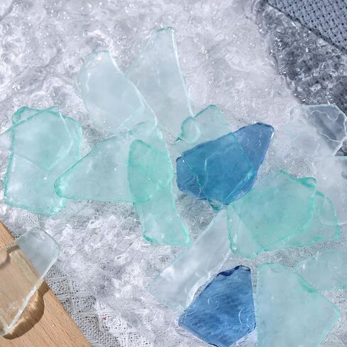 BigOtters زجاج البحر للحرف اليدوية، 11oz ديكور زجاج البحر المتجمد قطع الزجاج البحري لحشو المزهرية DIY Art Craft ديكور حوض السمك المنزلي in Kuwait