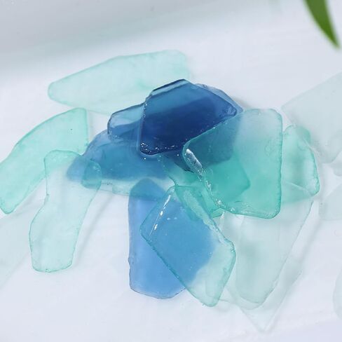 BigOtters زجاج البحر للحرف اليدوية، 11oz ديكور زجاج البحر المتجمد قطع الزجاج البحري لحشو المزهرية DIY Art Craft ديكور حوض السمك المنزلي in Kuwait