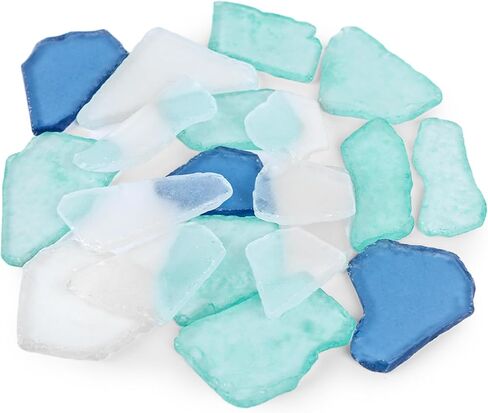 BigOtters زجاج البحر للحرف اليدوية، 11oz ديكور زجاج البحر المتجمد قطع الزجاج البحري لحشو المزهرية DIY Art Craft ديكور حوض السمك المنزلي in Kuwait