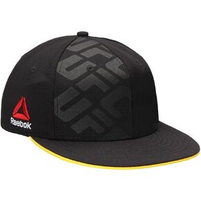 قبعة UFC ذات الحافة المسطحة - أسود | أصفر in Kuwait