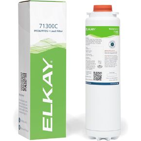 Elkay حقيقية WaterSentry 71300C PFOA/PFOS (PFAS) + الرصاص + مرشح معتمد من NSF/ANSI (حشو الزجاجات المحسن)، عدد 1 in Kuwait