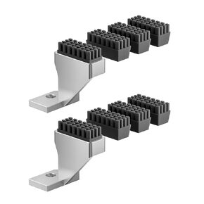 P1/X1 Nozzle Wiper for Bambu-Lab P1S/P1P/X1C/X1E 3D Printers, Silicone Brush Replacement with Aluminum Mount - Plug & Play, Efficient Filament Cleaning Tool（2 Packs） in Kuwait