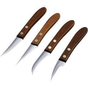 4 Pieces Kitchen Tool Vegetable DIY Carving Knives Professional Chef Knife Sharp Well Food Fruit Paring Knife in Saudi Arabia