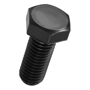 2 Pcs Hex Head Screws Bolts - [M8-1.25x50] Carbon Steel Grade 10.9 Fully Threaded Hex Tap Metric Hexagon Head Machine Bolts Left Hand External Hex Drive, Black in Kuwait