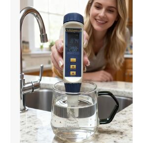 2026 New Version 5-in-1 Water Quality Tester, Digital Handheld Meter for Salinity pH TDS EC Temperature, Swimming Pool Aquarium Drinking Water in Saudi Arabia