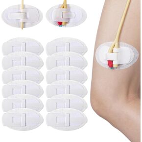 12 قطعة من جهاز تثبيت قسطرة فولي، حامل أنبوب القسطرة لحقيبة الساق البولية، لوازم القسطرة لملحقات حامل أنبوب التغذية PEG/G/، حامل أكياس الساق البولية اللاصقة للقسطرة in Kuwait