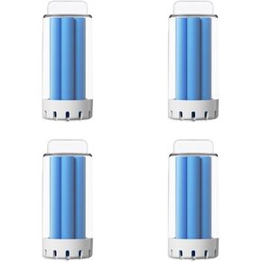 4 Pcs Vacuum Cleaner Solid Floor Cleaner Compatible with Ecovacs DEEBOT N30 OMNI/N30 PRO Omni DSC060002 Blue Solid Detergent, Robot Vacuum Cleaner Replacement Accessories in Kuwait
