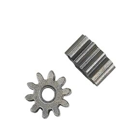 Steel Heavy Duty Motor Pinion Gear 2PCS 10T 0.6M Iron Metal Gear 10 Tooth 7.0mm Motor Parts Small Pinion 102A in Kuwait