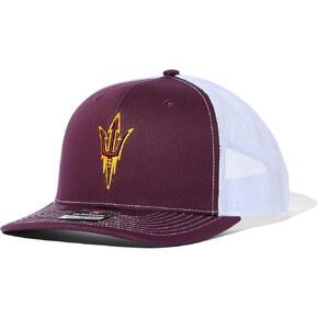 College NCAA Licensed Richardson 112 Trucker Snapback Hat for Men - Stylish Mesh Back, Casual Caps, Comfortable Fit in Saudi Arabia