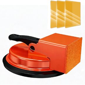 أداة تثبيت فجوة الأرضية، أداة إصلاح فجوة أرضية مصقولة شديدة التحمل، سعة تحميل تزيد عن 152 رطل، أداة فجوة الأرضيات لإصلاح الأرضيات المصنوعة من الفينيل والخشب، برتقالي، نموذج 5D in Kuwait