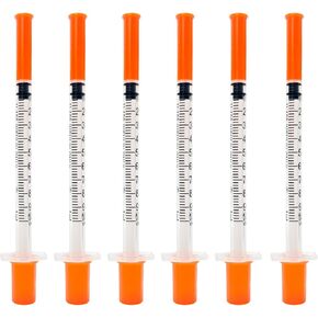 1 ML jeringa with 30G 5/16 inch (8 mm) Connectors, Individually Packaged, Pack of 30 - C11 in Saudi Arabia