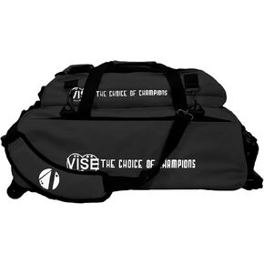 حقيبة بولينج ذات ثلاث كرات من Vise مع حقيبة أحذية باللون الأسود in Kuwait