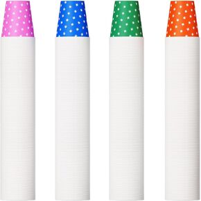 500 Pack 5oz Paper Cups, Multicolor Paper Disposable Cups, Small Mouthwash Cups, Cold Beverage Drinking Cup for Party,Travel and Event (Stars) in Kuwait