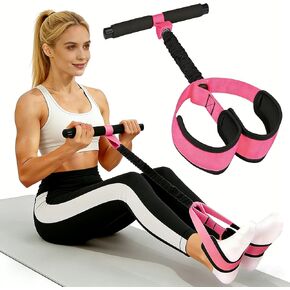 حزام مقاومة للدواسة بمقبض، وأنابيب لاتكس سميكة ودواسة قدم ناعمة، معدات تمرين الجسم بالكامل لعضلات الألوية والساقين والخصر والذراعين والخصر والعلاج الطبيعي البيلاتيس لصالة الألعاب الرياضية المنزلية in Kuwait
