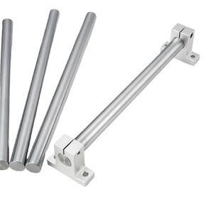 12/16 مللي متر خطي السكك الحديدية بطانة رمح قضيب مستدير L = 100 200 300 400 800 مللي متر 2 قطعة (16 مللي متر ، 300 مللي متر) in Kuwait