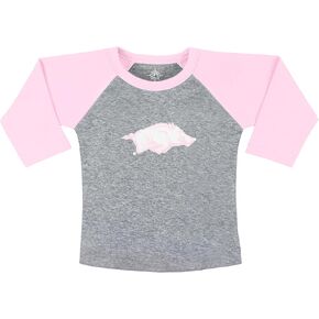 College Baby NCAA Infant and Toddler Baseball Shirt Raglan 3/4 Length Sleeve in Kuwait