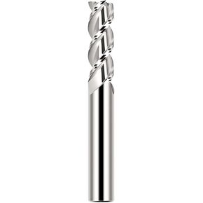 High Speed Steel 3 Flute Straight End Mill Cutter Aluminum Cutting CNC Router Bits 1-12mm Carbide Milling Cutter for Metal Milling Tools CNC Machine Spiral Router Bit in Saudi Arabia