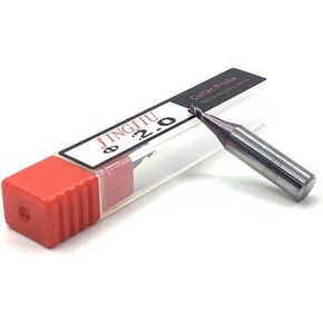 قاطعة تفريز طرفية 2.0 مم 02LW(D747839ZB) من الكربيد الصلب لـ Silca FUTURA Auto (قاطع قياسي) وSilca Pro One (قاطع اختياري) وFutura Pro Key Machines - 5 قطع in Kuwait