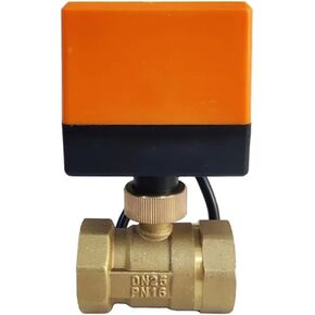 1PCS DN25 Ball Valve with Motor 3 Wire Brass Ball Valve Drive Crane 220V 24V 12V Water Valve(220VAC) in Kuwait