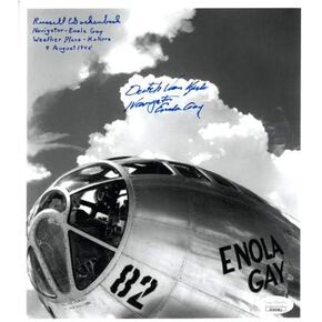 Athlon Sports CTBL-025874 8 × 10 بوصة. صورة هولندية فان كيرك وراسيل إي جاكينباخ موقعة على الحرب العالمية الثانية، أبيض وأسود in Kuwait