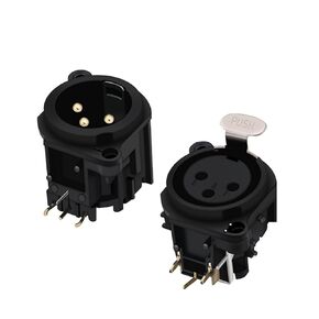 10 قطعة/الوحدة 3 دبوس XLR أنثى/ذكر الزاوية اليمنى PCB لوحة جبل 90 درجة 3 أقطاب XLR مقبس متفرع الهيكل (C1008x5 C1009x5) in Kuwait