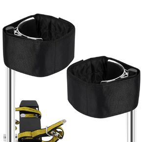 أشرطة ركائز الحوائط الجافة (زوج واحد) - أحزمة أرجل شديدة التحمل مع راحة إسفنجية مبطنة، مشبك قابل للتعديل وحلقة تثبيت لملاءمة موثوقة، متوافقة مع مختلف العلامات التجارية للركائز in Kuwait