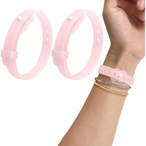 Nausea Bands for Morning Sickness Relief Motion Sickness Bands Sea Sickness Wristbands Adjustable Acupressure Nausea Wristband-Transparent in Kuwait