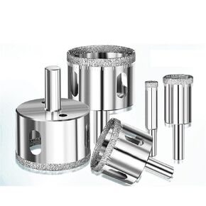 1pcs Diamond Coated Drill Bit 3-60mm Tile Marble Glass Ceramic Hole Saw Drilling Bits for Power Tools(55mm) in Kuwait