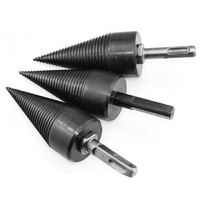 32mm Firewood Splitter Drill Bits Round/Square/Hex Shank Cutting Wood Splitter High Speed Steel Screw Splitting Cone Twist Auger 1Pcs in Saudi Arabia