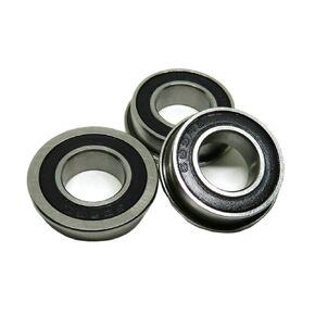 Pack of 10 F688 2RS 8x16x5 mm Flange Ball Bearing SF688 W6 RS ABEC-5 8 * 16 * 5 Miniature Flange Bearing for 3D Printers and Power Tools(SF688 W6-2RS) in Saudi Arabia