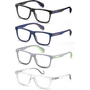 MODFANS نظارات قراءة كبيرة الحجم 0.5 للرجال والنساء، قارئات كبيرة للرجال هيكل مطاطي مريح مع مفصلات زنبركية، نظارات قراءة واسعة تحجب الضوء الأزرق، مضادة للأشعة فوق البنفسجية/إجهاد العين in Kuwait