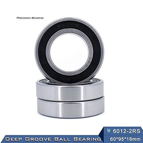 6012RS كرة أخدود عميقة تحمل 1 قطعة ABEC-3 الكروم الصلب 60*95 18 مللي متر 6012-2RS محامل لأدوات الطاقة الكهربائية 6012RZ 180112 RZ in Saudi Arabia