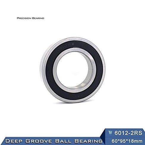 6012RS كرة أخدود عميقة تحمل 1 قطعة ABEC-3 الكروم الصلب 60*95 18 مللي متر 6012-2RS محامل لأدوات الطاقة الكهربائية 6012RZ 180112 RZ in Saudi Arabia