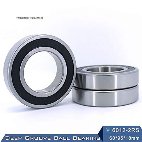 6012RS كرة أخدود عميقة تحمل 1 قطعة ABEC-3 الكروم الصلب 60*95 18 مللي متر 6012-2RS محامل لأدوات الطاقة الكهربائية 6012RZ 180112 RZ in Saudi Arabia