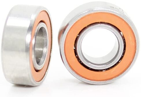 2 قطعة S688-2RS CB LD ABEC-7 الفولاذ المقاوم للصدأ الهجين Si3N4 السيراميك تحمل الصيد بكرة 8x16x5 مللي متر S688RS in Saudi Arabia