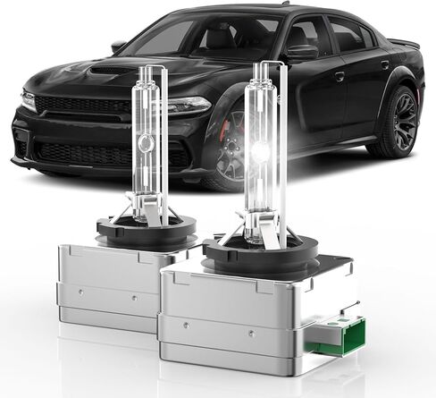 مناسب لمصابيح BMW 428i 435i/2017-2019 430i 440i XDrive D1S HID زينون الأمامية 2014-2016، سطوع 350%، لمبة إضاءة عالية منخفضة الشعاع، 6000K أبيض ساطع بارد، Plug-N-Play، عدد 2 in Kuwait