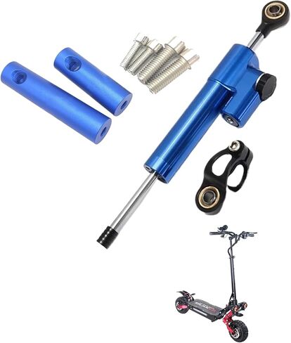 مثبط توجيه سكوتر V5 مقاس 10 بوصة 11 بوصة، طقم مثبط ثبات القيادة، تحسين ثبات التعامل، الطرق الوعرة الخارجية، ظروف الطرق المختلفة، مجموعة تعديل السكوتر (أحمر) in Kuwait