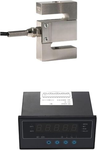 S-Type Load Cell Sensor with Indicator Display Tension and Compression Force Weight Pressure 5KG 10KG 20KG 30KG 50KG 100KG(200KG and Indicator) in Kuwait