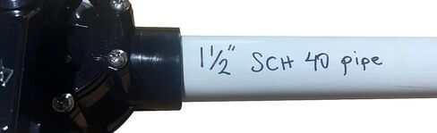Fibropool Swimming Pool Inline Diverter Valve - 1 1/2 بوصة - 2 طريقة Posi-Seal وصمام استبدال غير تشحيم لحمامات السباحة والمنتجعات الصحية، صمام انزلاقي مغلق، ختم PTFE، جسم CPVC، سخانات، أنظمة الكلور والملح in Kuwait