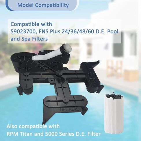 59023700 مشعب علوي مع صمام تخفيف الهواء، قطعة غيار OEM لـ FNS Plus 24,36,48,60 د.إ. مرشحات حمامات السباحة والمنتجعات الصحية in Kuwait