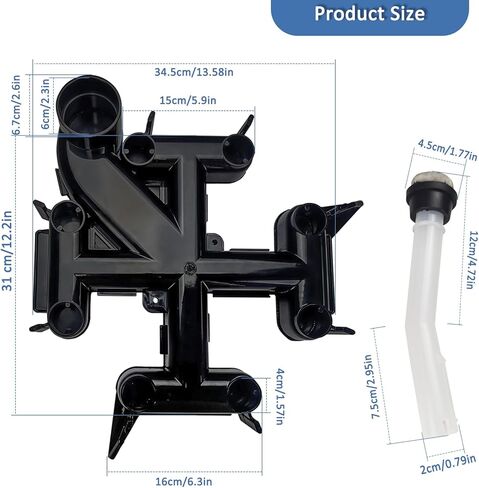 59023700 مشعب علوي مع صمام تخفيف الهواء، قطعة غيار OEM لـ FNS Plus 24,36,48,60 د.إ. مرشحات حمامات السباحة والمنتجعات الصحية in Kuwait