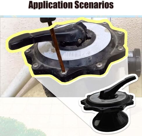 SPX0715BA3 مقبض أسود ومجموعة غطاء المفتاح 2 بوصة استبدال صمام متعدد المنافذ وفلتر in Kuwait