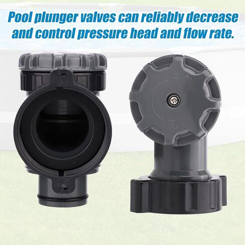 استبدال صمام غطاس حمام السباحة المتوافق مع Intex، قطع غيار صمام ABS الأسود المتوافقة مع مضخات فلتر 1500/2500/4000 GPH in Kuwait