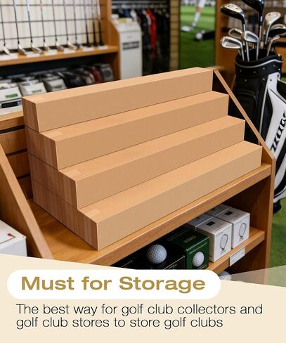 Magicheap 5 عبوات من صناديق شحن نادي الجولف، صندوق نادي الجولف من الورق المقوى المموج بطول 48x4x4 بوصة للشحن وتغليف البريد المتحرك in Kuwait