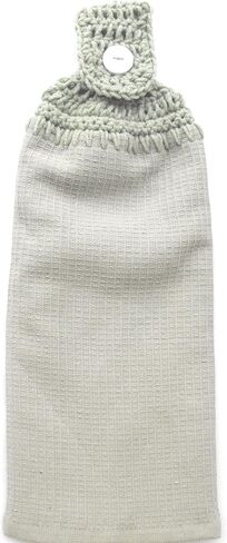 Mix & Match RED Terry Cloth Kitchen Towel - Double Thick/Full Crochet TOP Hanging Kitchen Towel in Saudi Arabia