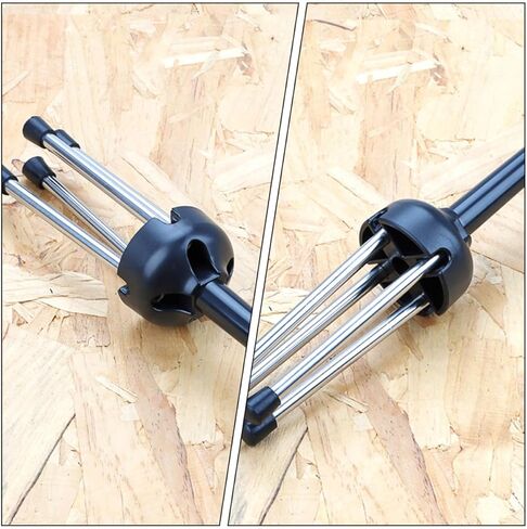 DECHOUS Portable Clarinet Stand Black Small Rack Flute Holder Wind Instrument Display Oboe Floor Rack for Music Accessories in Saudi Arabia