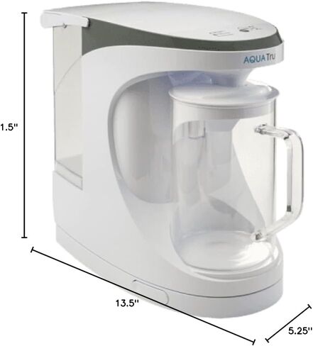 صينية AquaTru Carafe المنزلقة على سطح الطاولة - توفر المساحة بضغطة زر - تنزلق بسهولة أسفل الخزانات in Kuwait