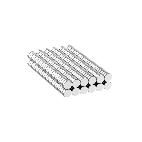 N42 Strong Rare Earth Magnet - 6 × 2 مم - 200 حزمة ، مغناطيسات قوية مستديرة ، مغناطيسات ثلاجة صغيرة نيوديميوم مغناطيس للبيضاء ، الخزانة ، الثلاجة ، الحرف ، لوح محو جاف ، خزائن in Kuwait