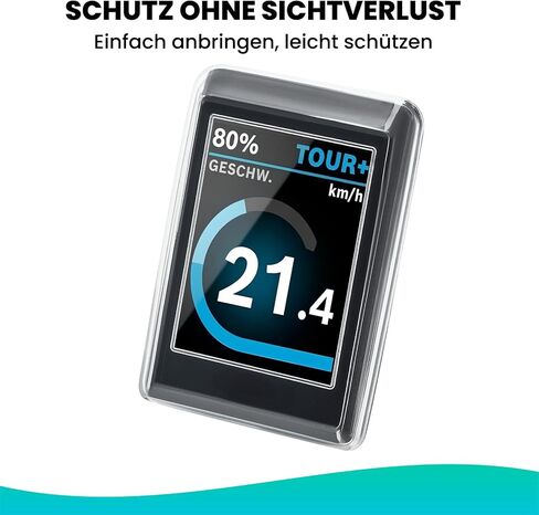 Besudo Protective Case Suitable for Bosch Kiox 300 Display - Transparent Screen Protector for Kiox 300 Against Water, Dust and Scratches - Protective Cover Bicycle Computer Case - E-Bike Accessories in Kuwait